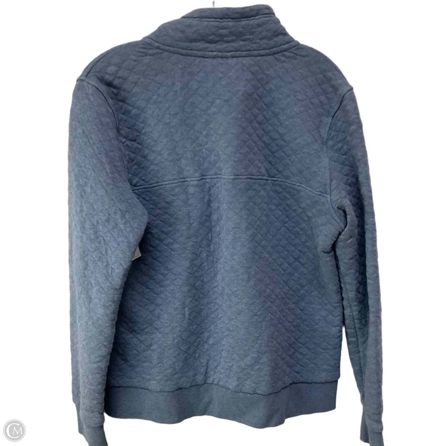 Athletic Top Long Sleeve Collar By Patagonia In Blue, Size: M