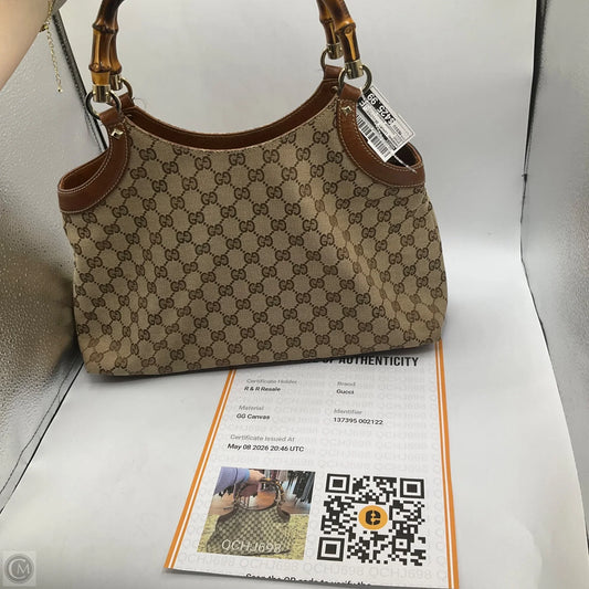 Handbag Luxury Designer By Gucci, Size: Medium