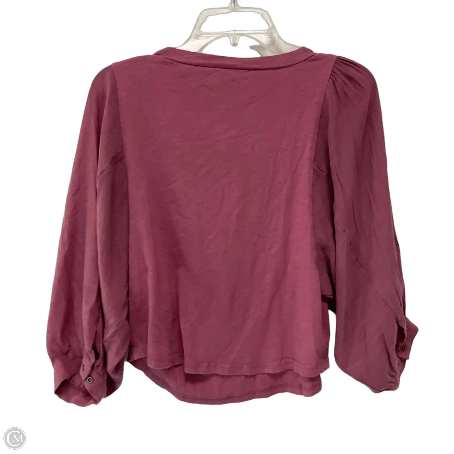 Top Short Sleeve By Anthropologie In Pink, Size: Xs