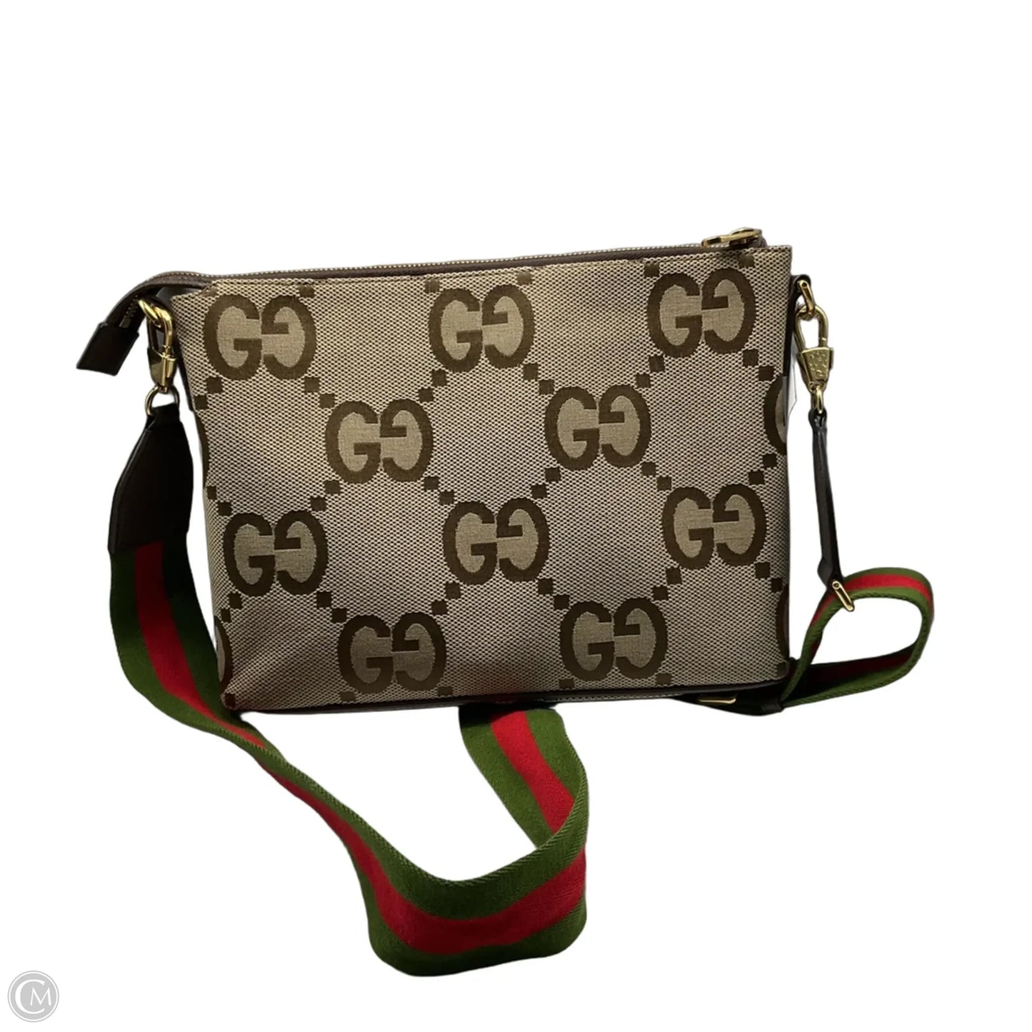 Crossbody Luxury Designer By Gucci, Size: Medium