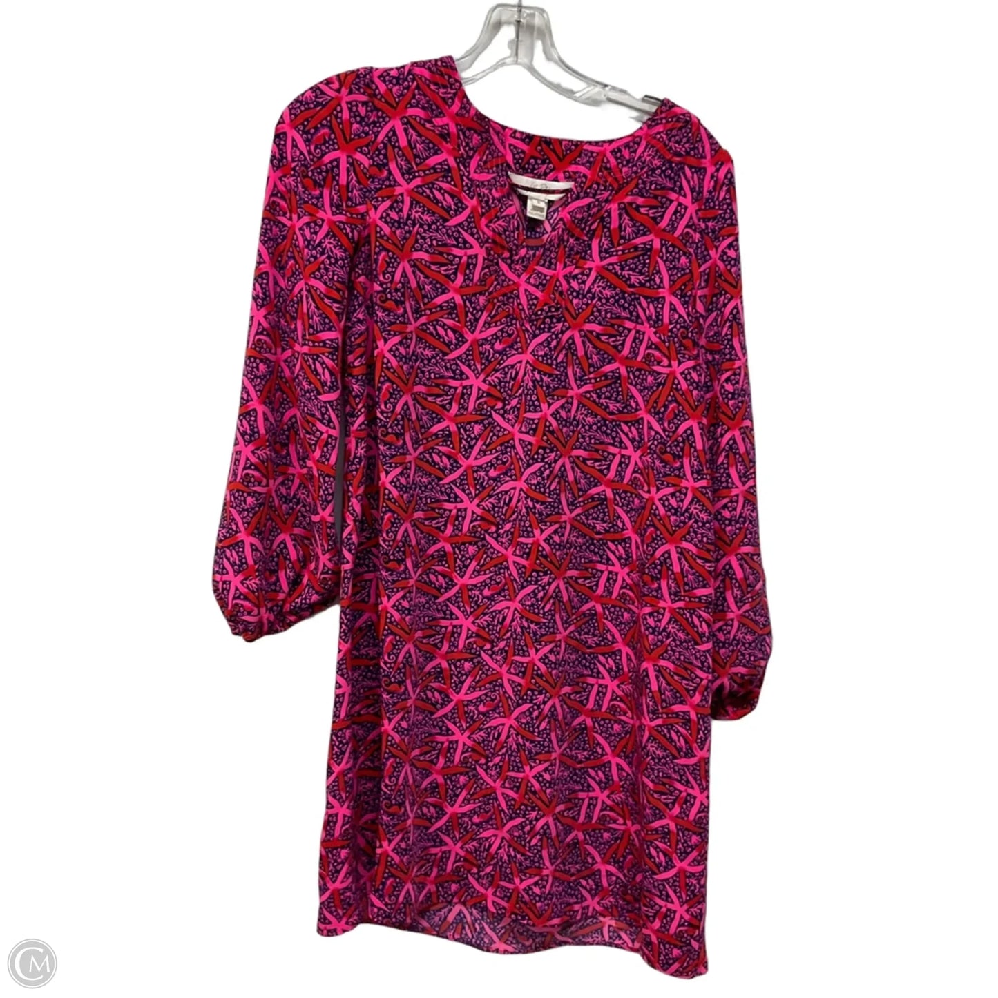 Dress Designer By Lilly Pulitzer In Pink & Red, Size: 0