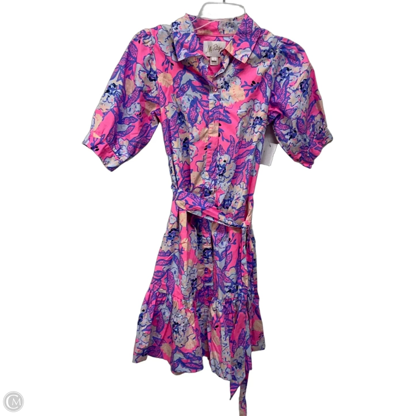 Dress Designer By Lilly Pulitzer In Pink & Purple, Size: 0