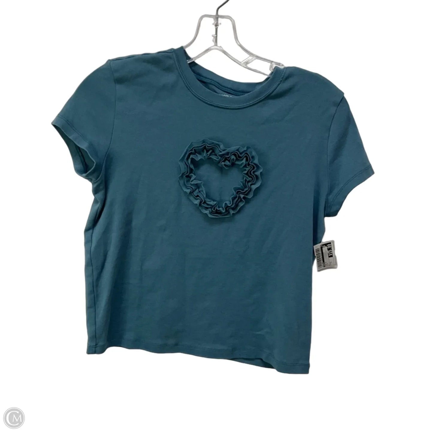 Top Short Sleeve By Maeve In Blue, Size: S