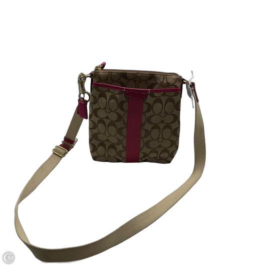 Crossbody Designer By Coach, Size: Small