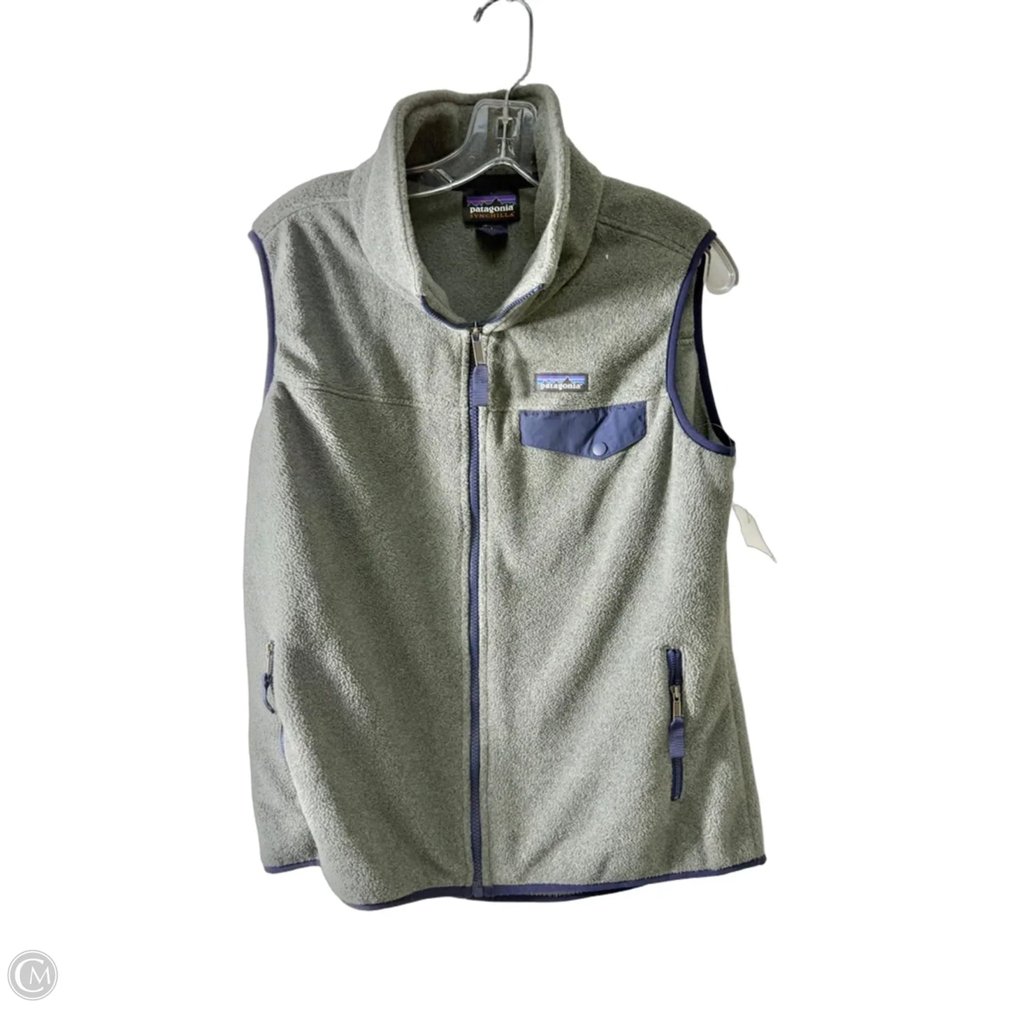 Vest Fleece By Patagonia In Grey, Size: L