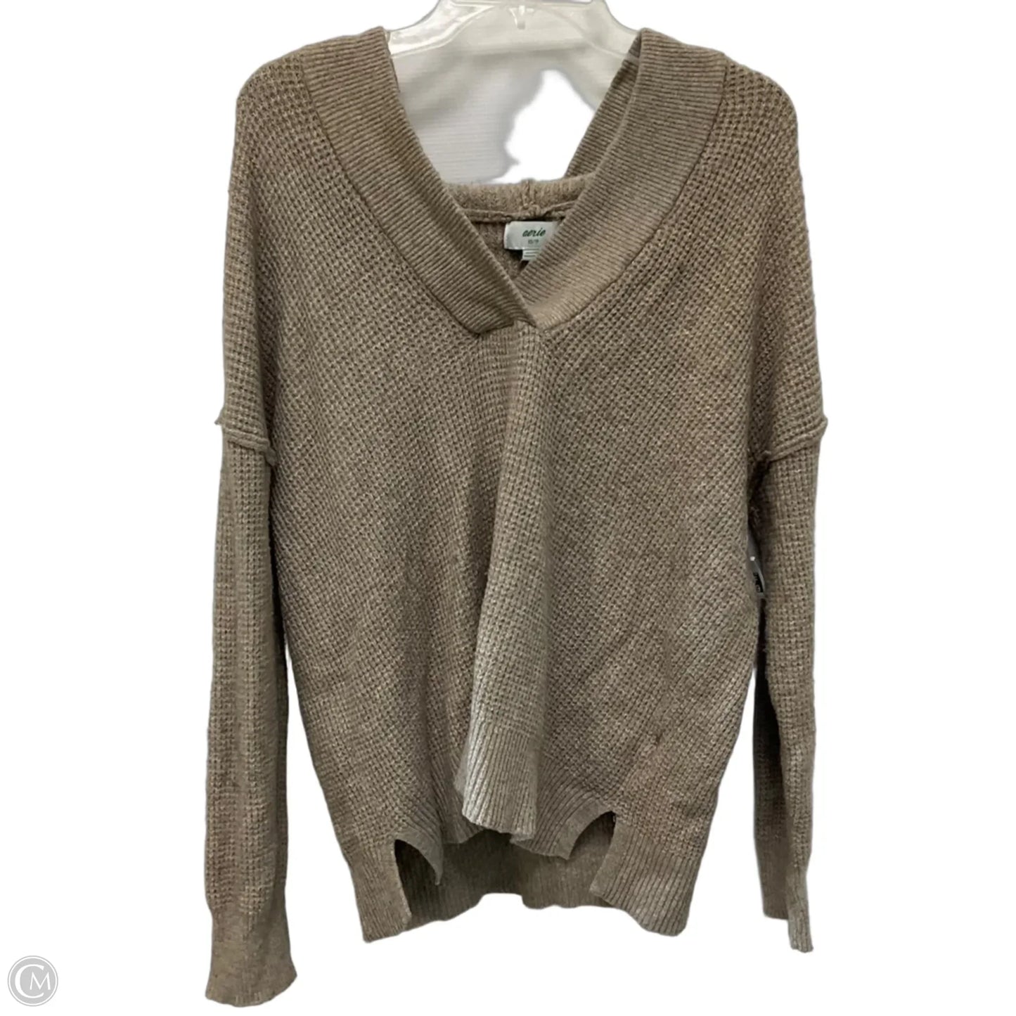 Top Long Sleeve By Aerie In Tan, Size: Xs