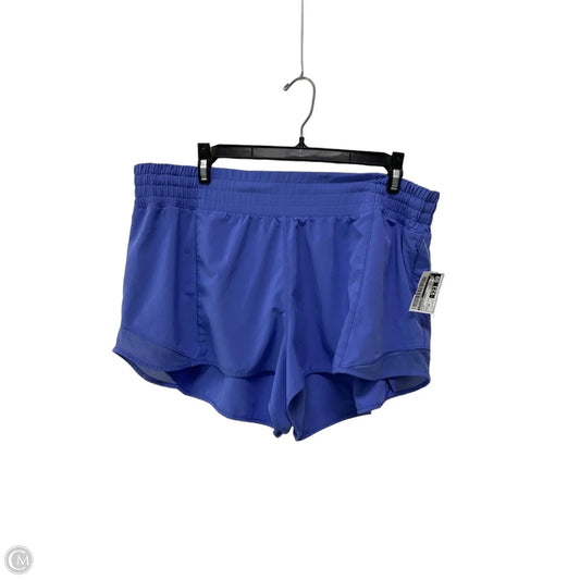 Athletic Shorts By Lululemon In Blue, Size: 14
