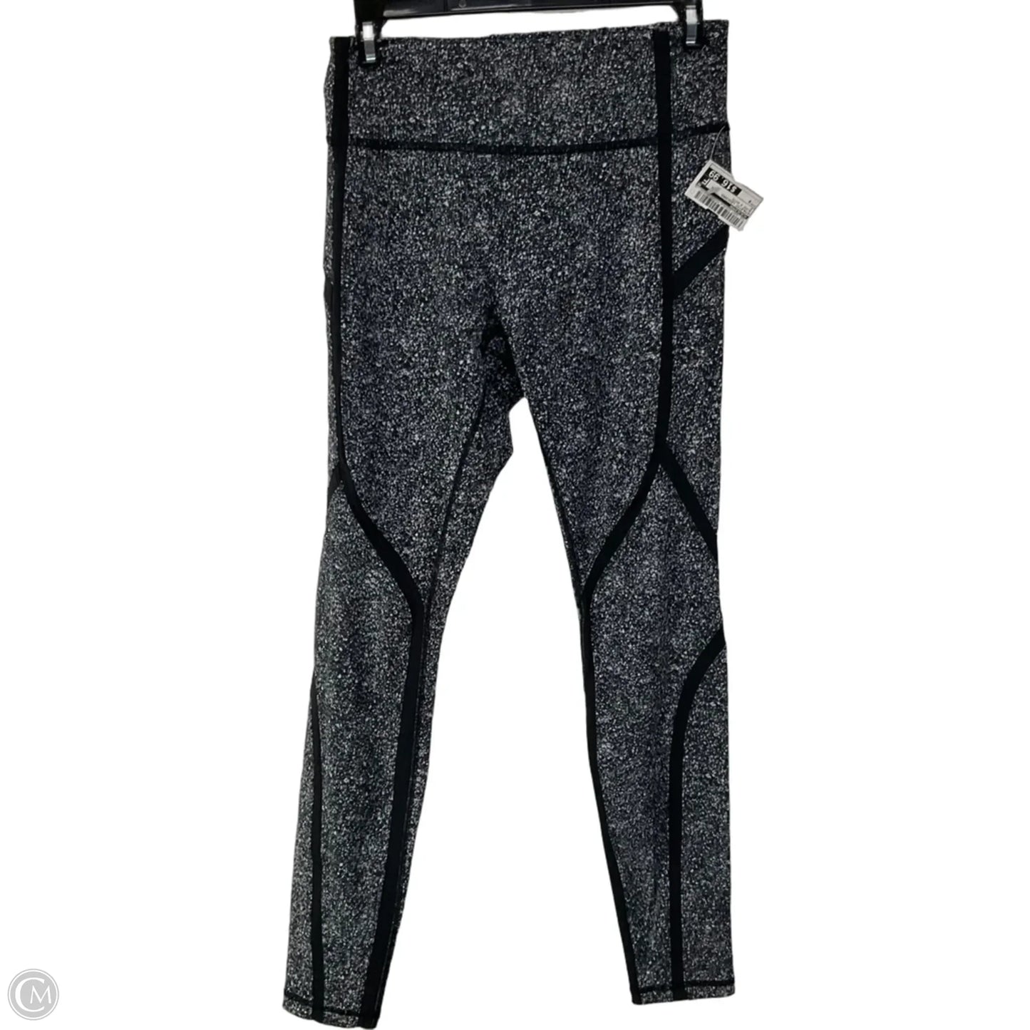Athletic Leggings By Lululemon In Black & White, Size: 8