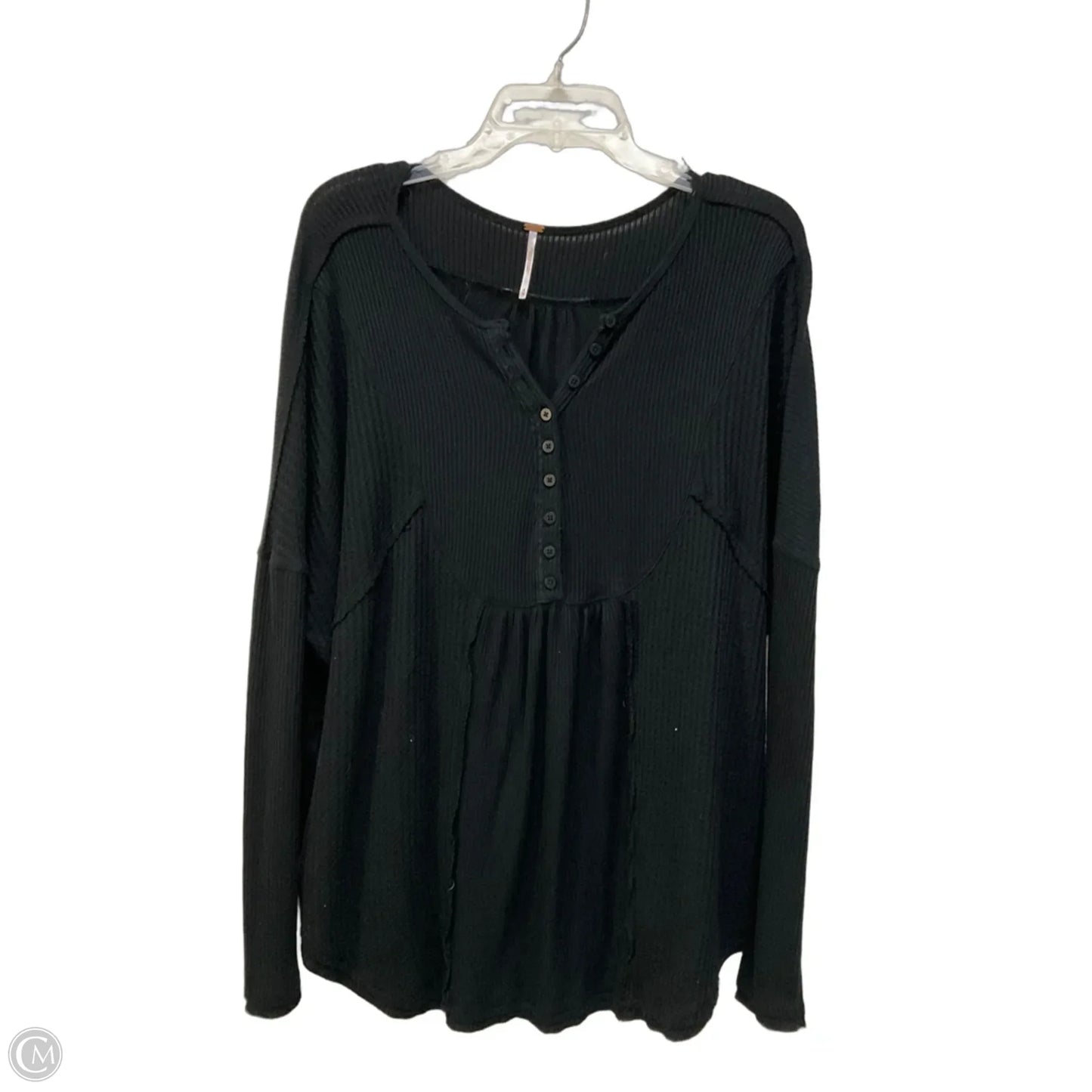 Top Long Sleeve By Free People In Blue, Size: M