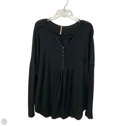 Top Long Sleeve By Free People In Blue, Size: M