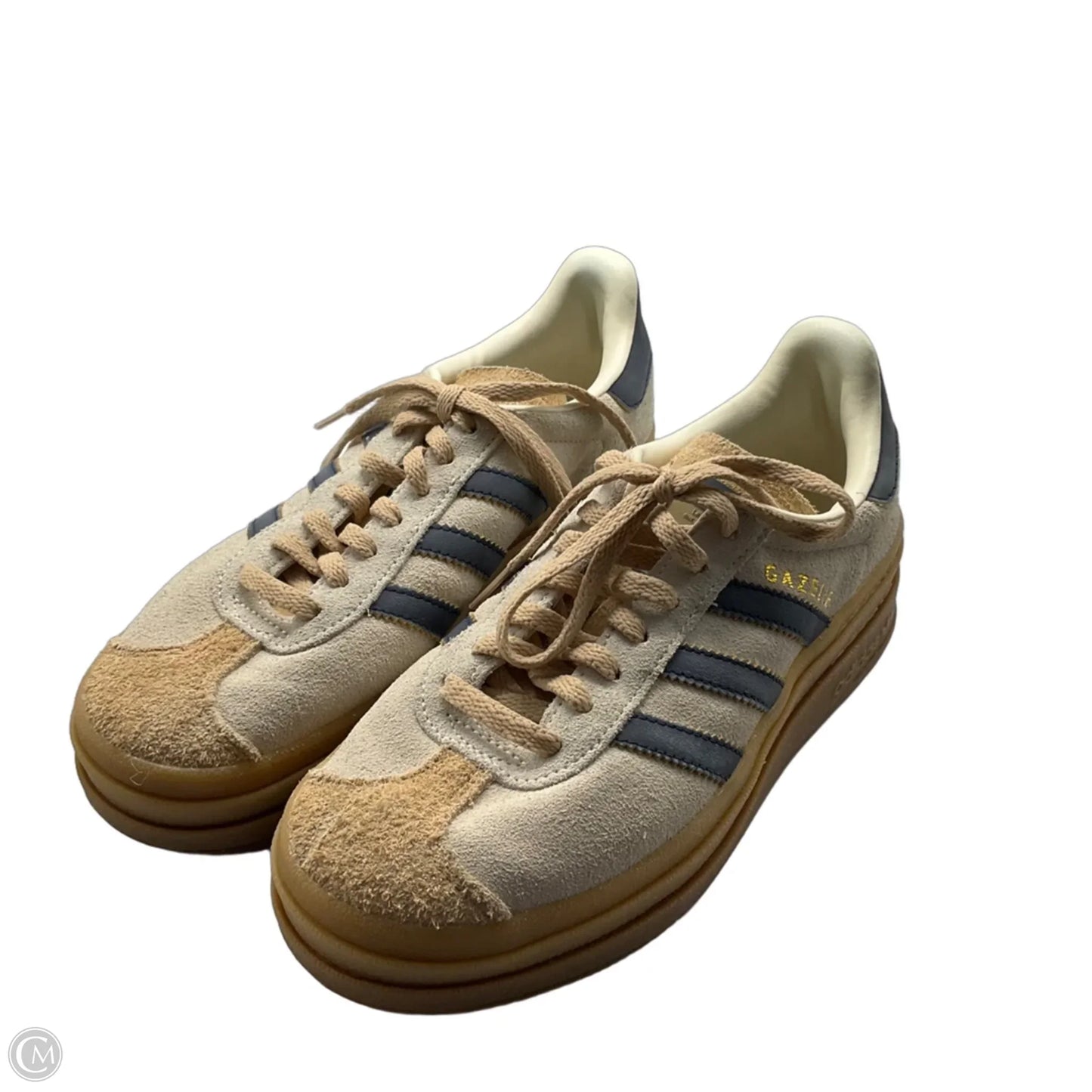 Shoes Sneakers By Adidas In Blue & Cream, Size: 6