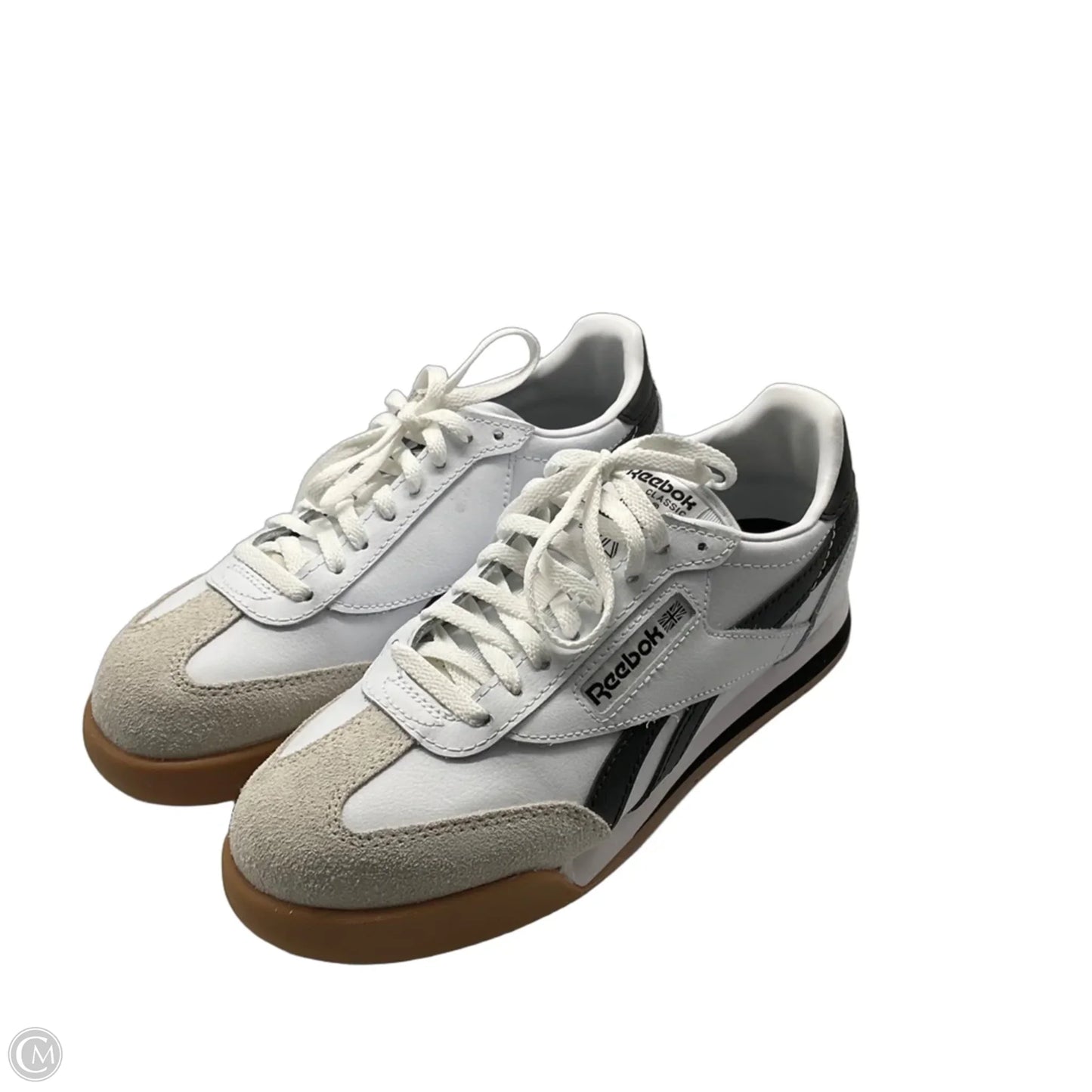 Shoes Sneakers By Reebok In Black & White, Size: 6.5
