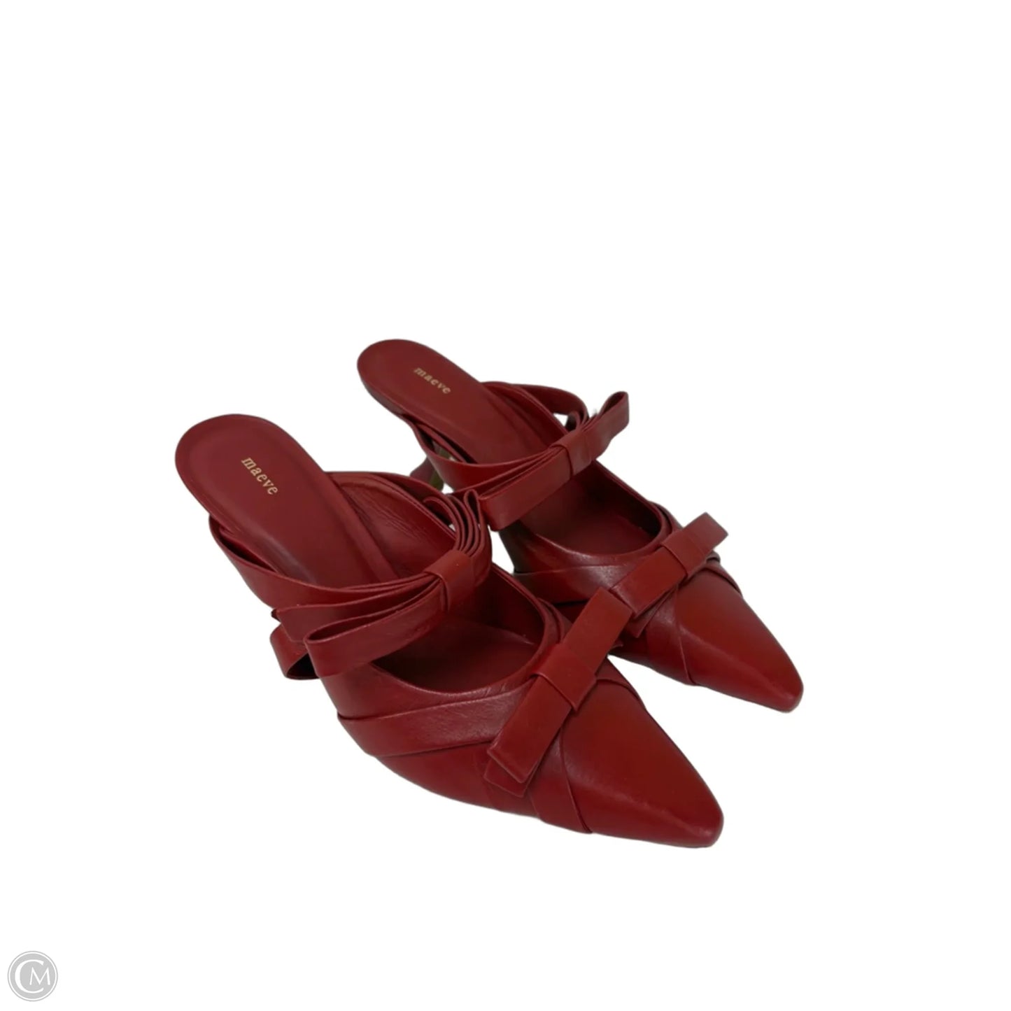 Shoes Heels Kitten By Maeve In Red, Size: 7