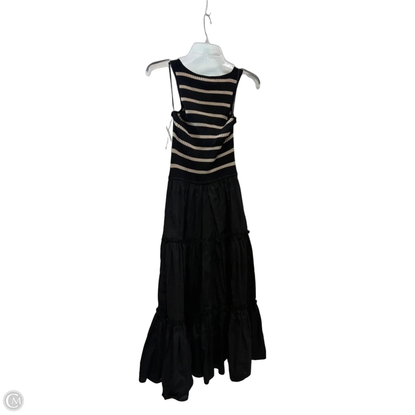 Dress Casual Midi By Evereve In Striped Pattern, Size: S