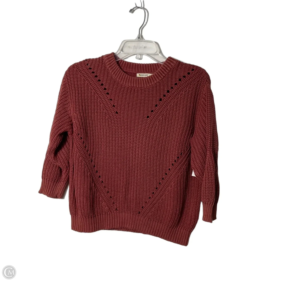 Sweater By Marine Layer In Maroon, Size: S