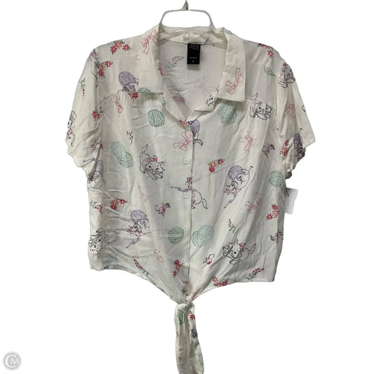 Top Short Sleeve By Disney In Multi-colored, Size: Xl