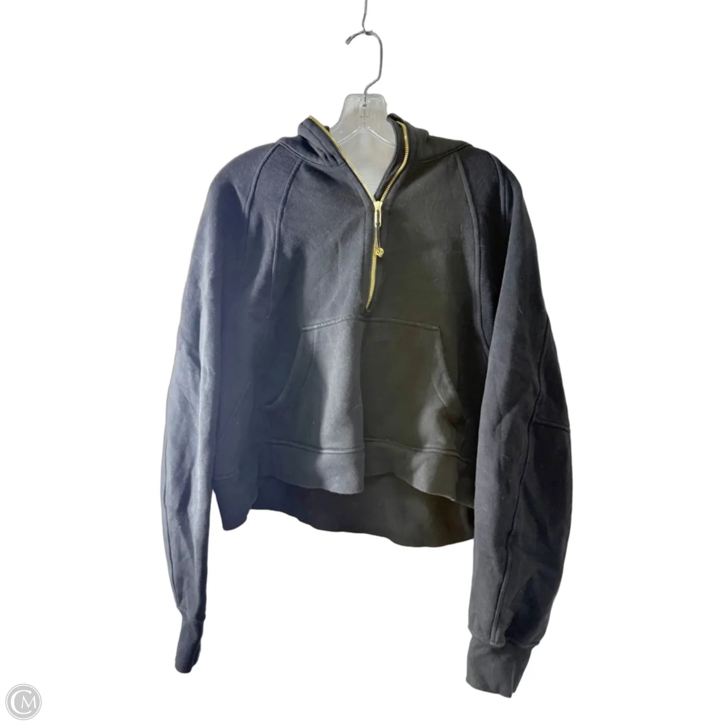 Athletic Sweatshirt Hoodie By Lululemon In Black