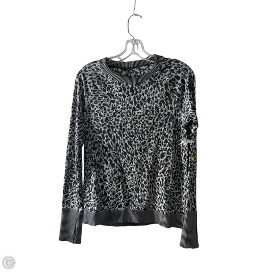 Athletic Top Long Sleeve Crewneck By Lululemon In Animal Print, Size: 6