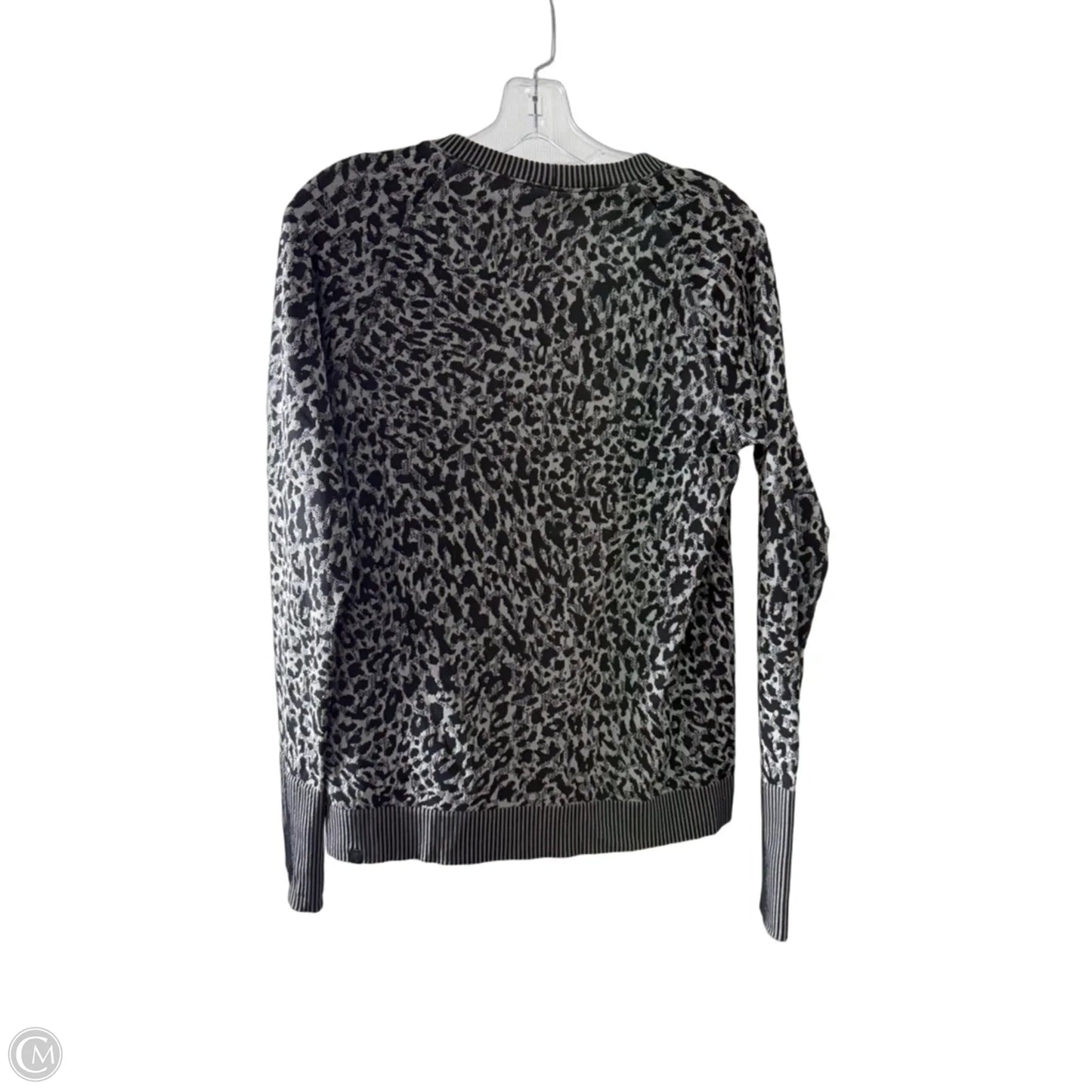 Athletic Top Long Sleeve Crewneck By Lululemon In Animal Print, Size: 6