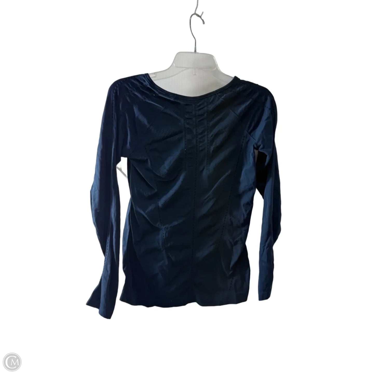 Athletic Top Long Sleeve Crewneck By Lululemon In Blue, Size: 6