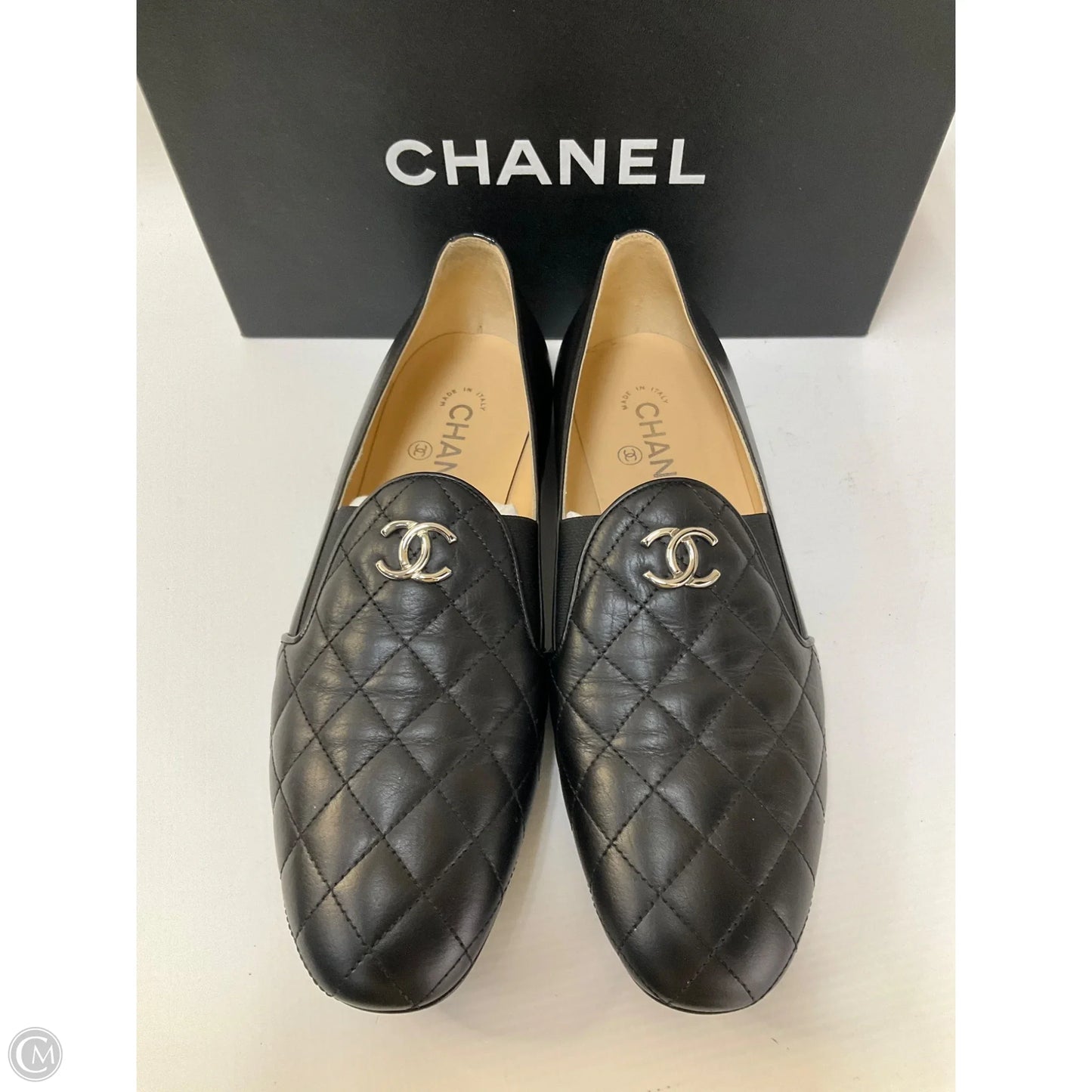 Shoes Luxury Designer By Chanel In Black, Size: 9.5
