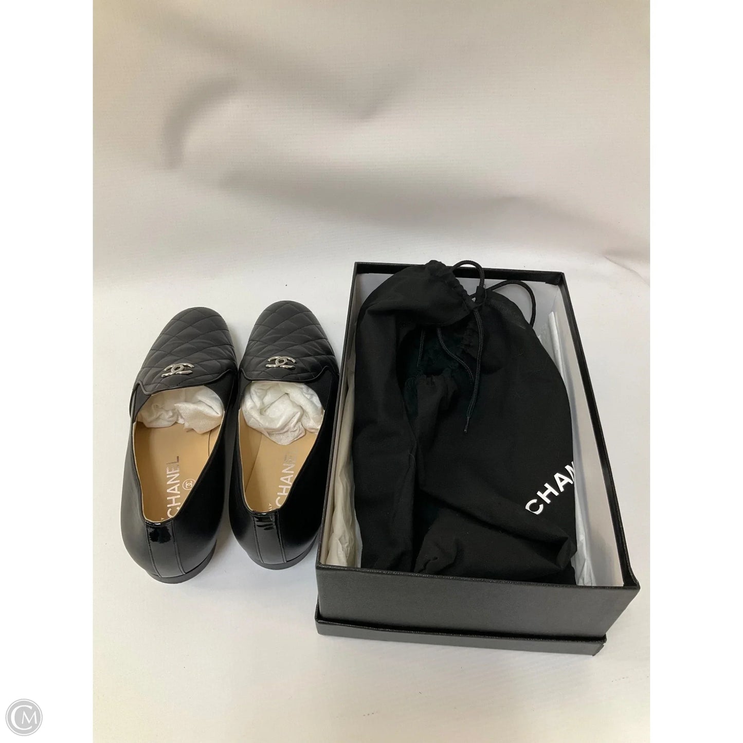 Shoes Luxury Designer By Chanel In Black, Size: 9.5