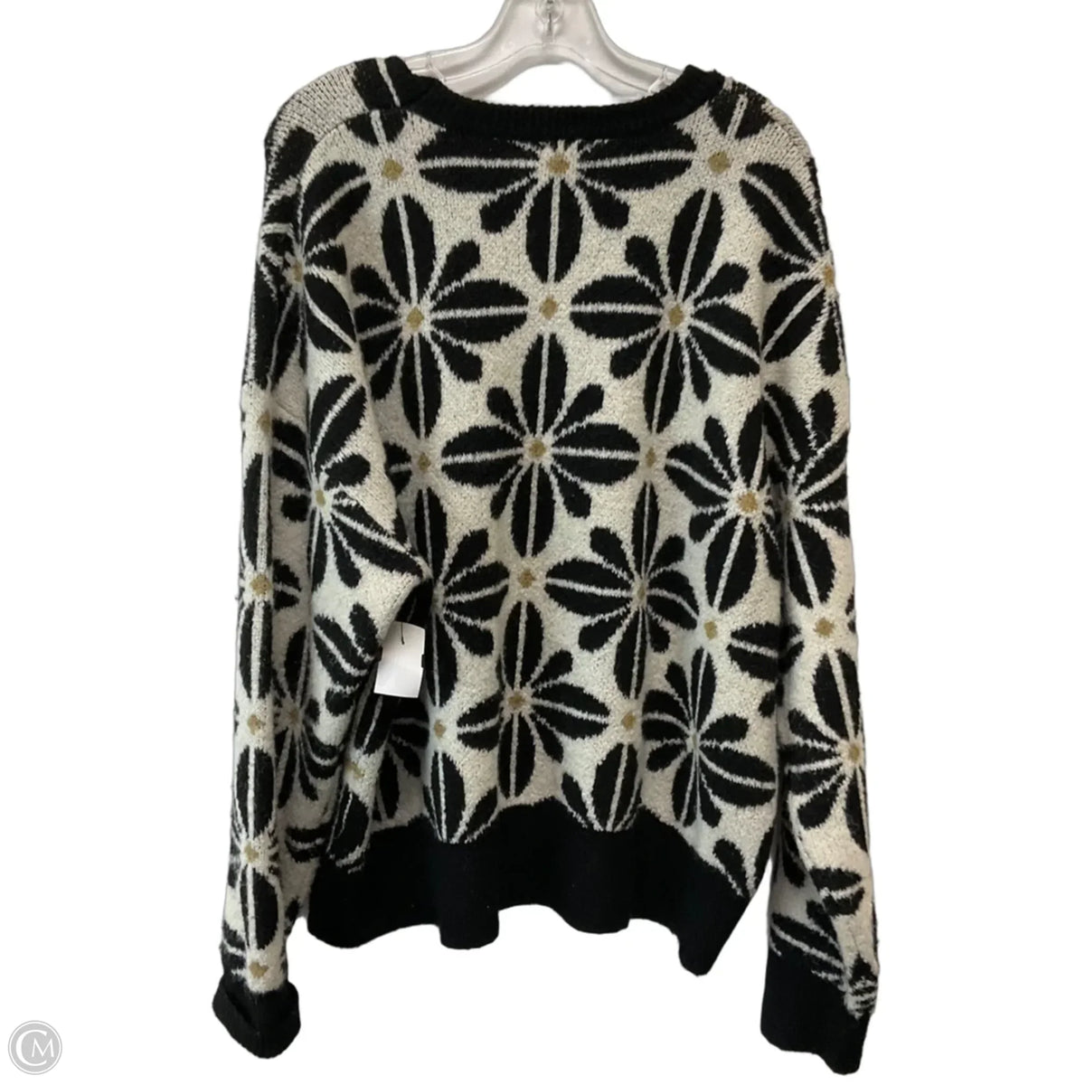 Sweater By Bibi In Floral Print, Size: 2x
