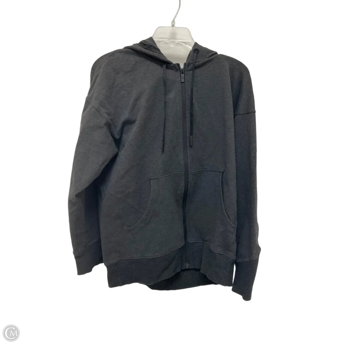 Athletic Jacket By Lululemon In Grey, Size: 8