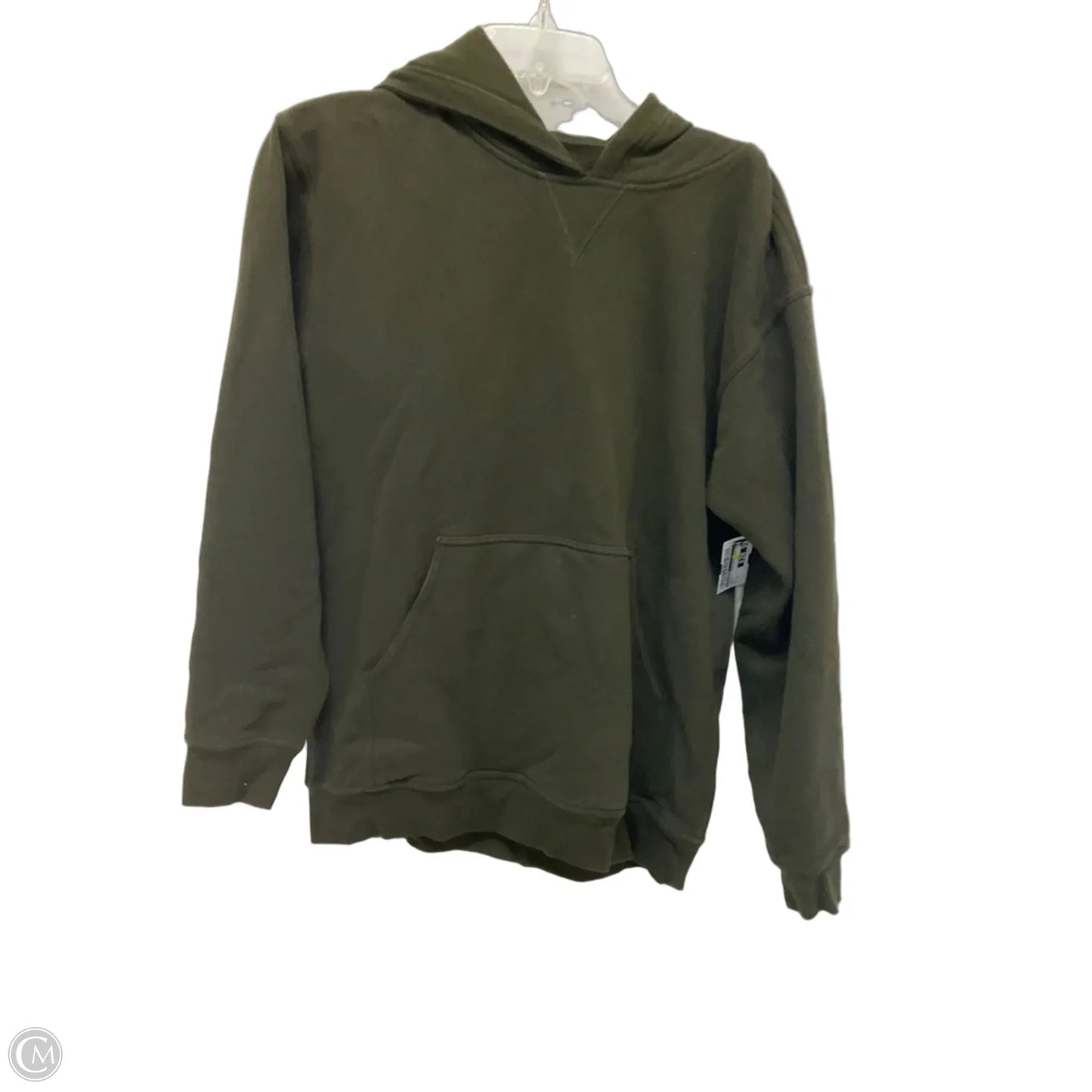 Athletic Sweatshirt Hoodie By Lululemon In Green, Size: 8