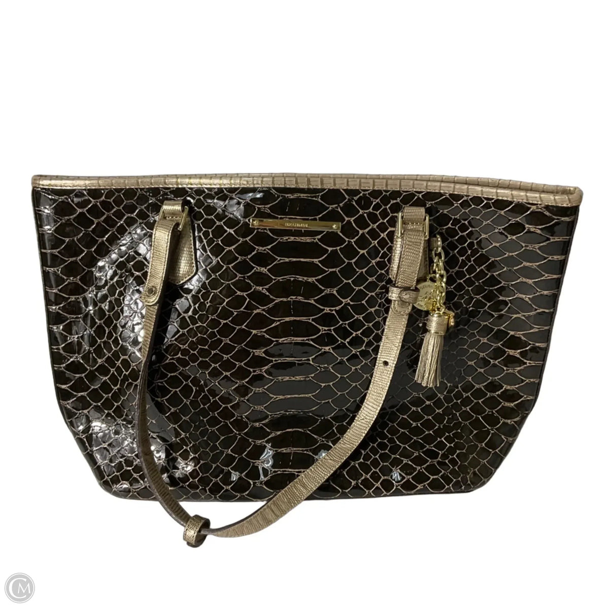 Handbag Designer By Brahmin, Size: Medium