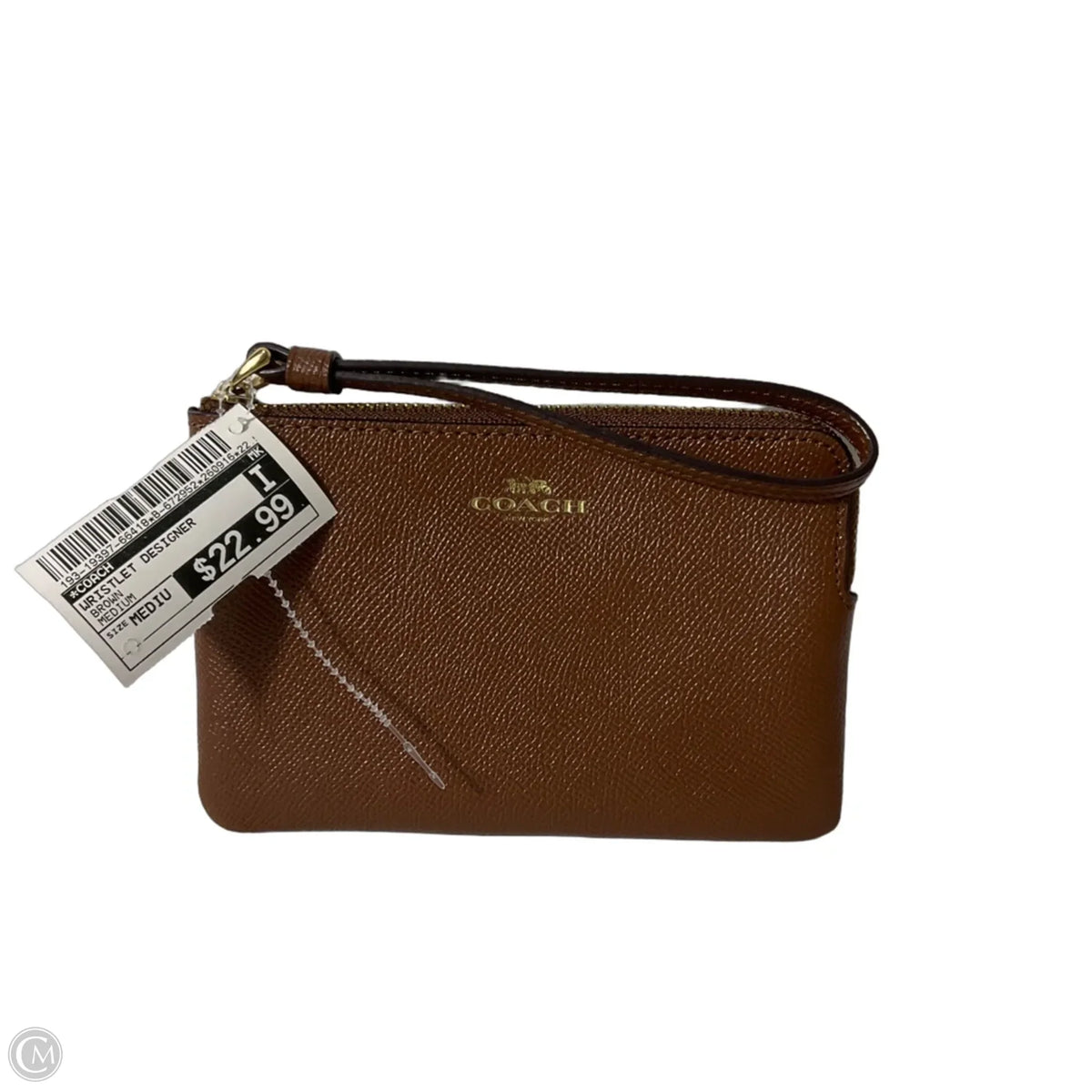 Wristlet Designer By Coach, Size: Medium