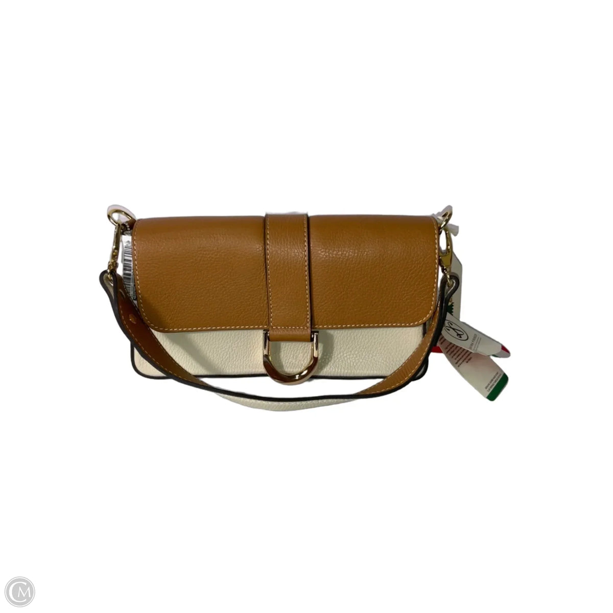 Crossbody Leather By Divina Firenze, Size: Medium