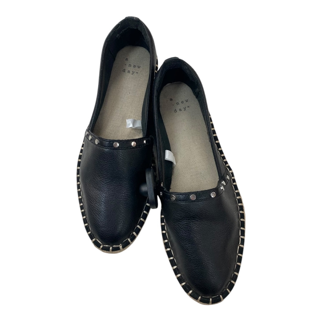 Shoes Flats By A New Day In Black, Size:6.5