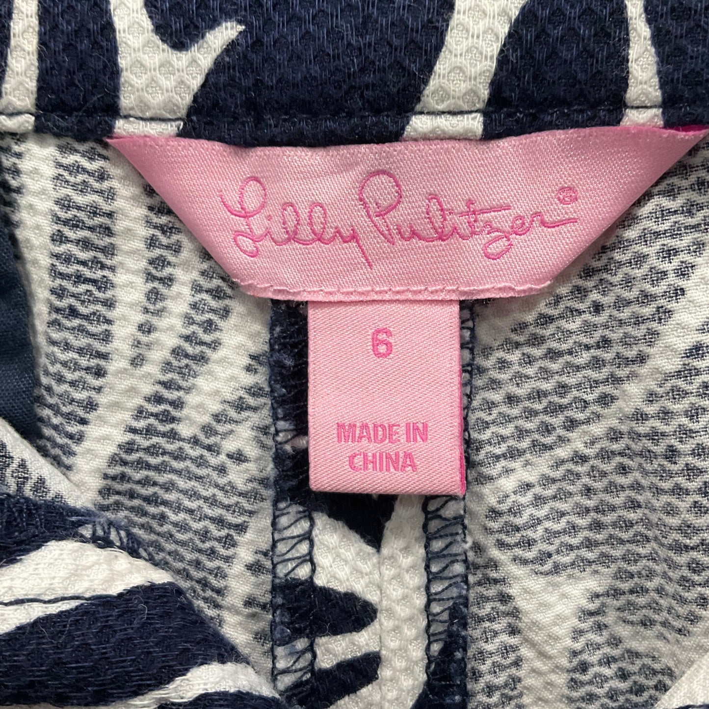 Navy Capris Lilly Pulitzer, Size 6