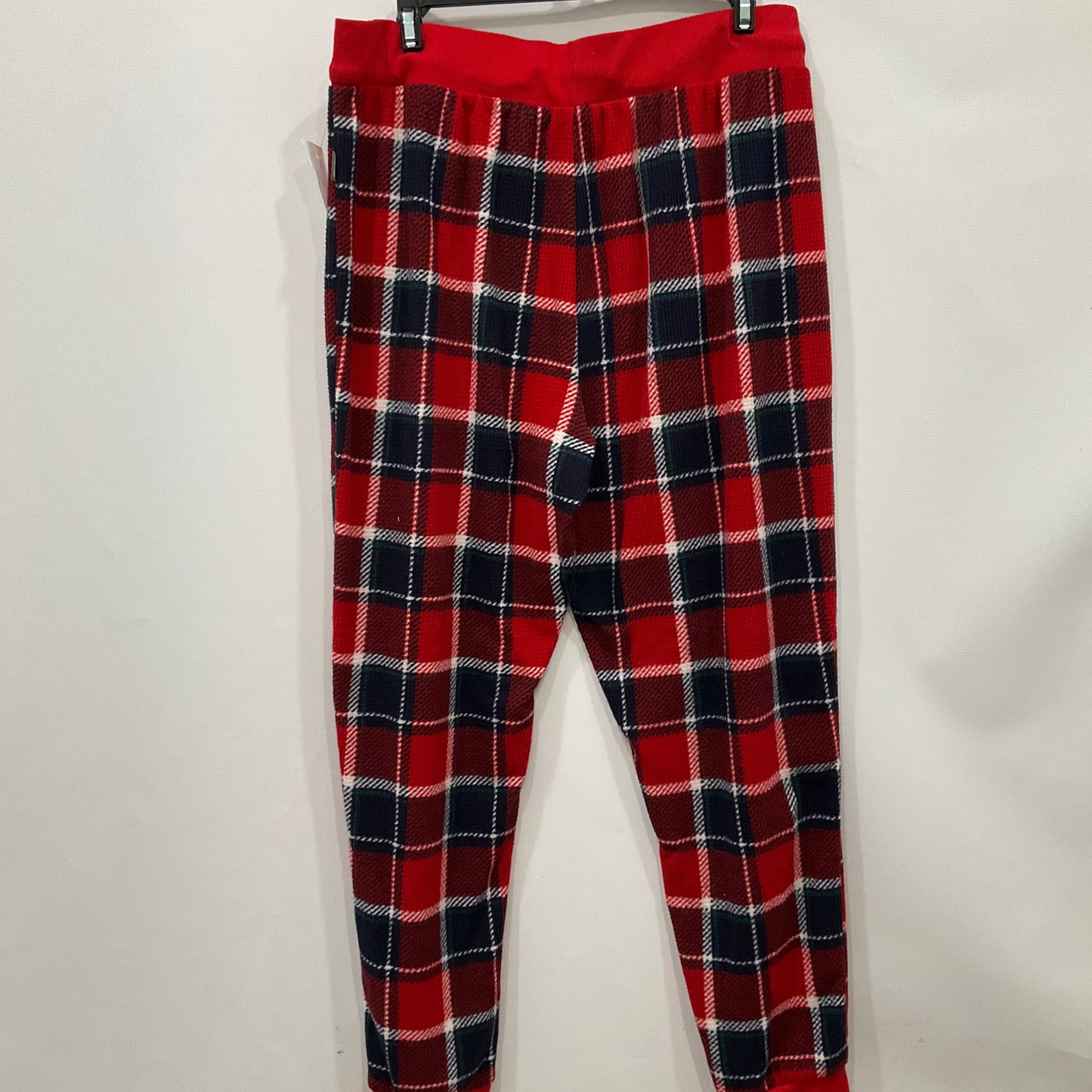 Pajama Pants By Eddie Bauer In Plaid Pattern, Size: L