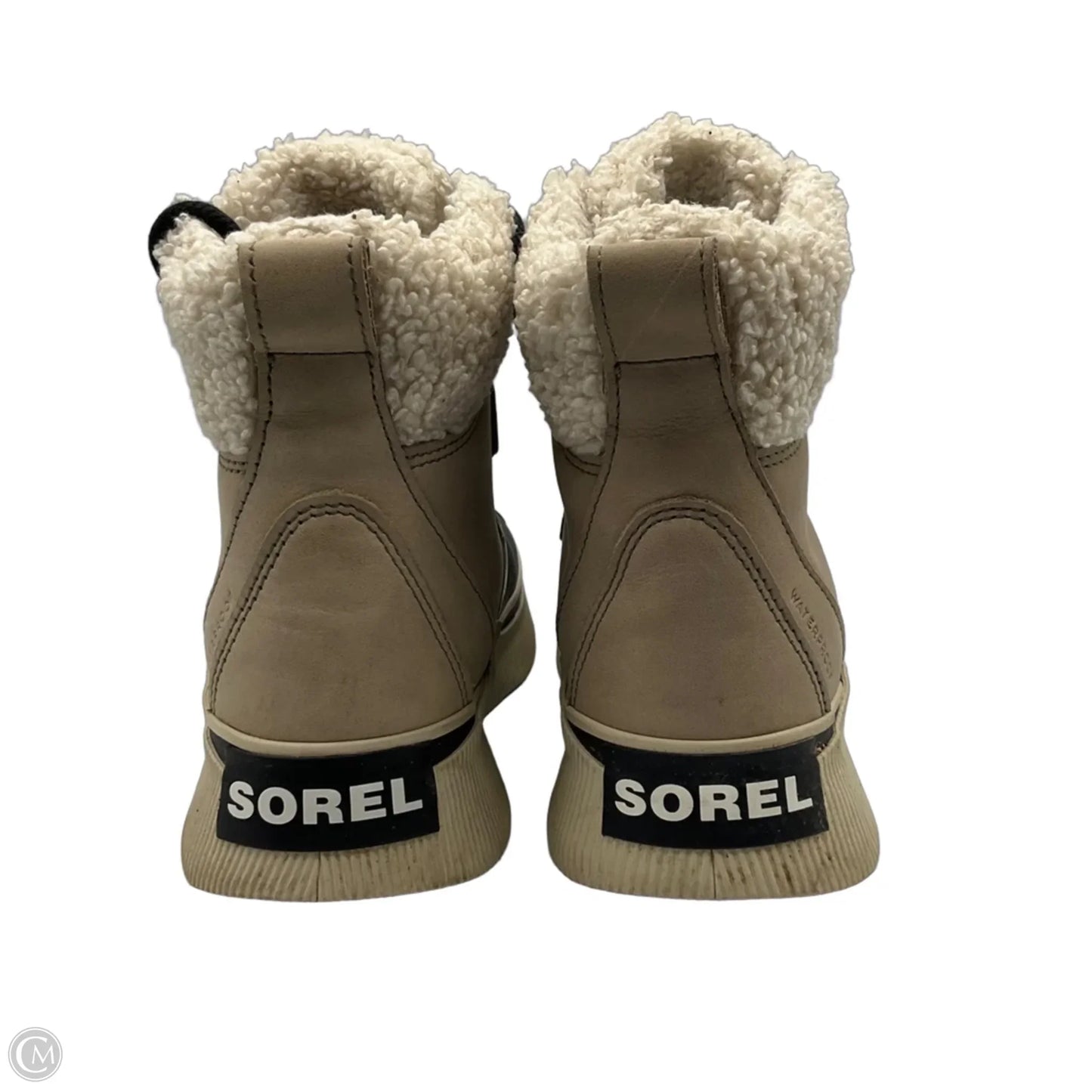 Boots Snow By Sorel In Black & Cream, Size: 7