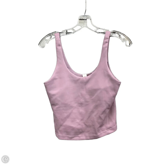 Athletic Tank Top By Lululemon In Purple, Size: 10