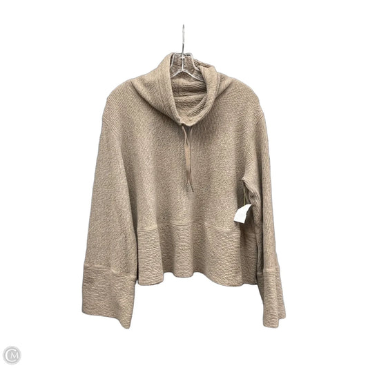 Sweatshirt Collar By Lululemon In Tan, Size: L