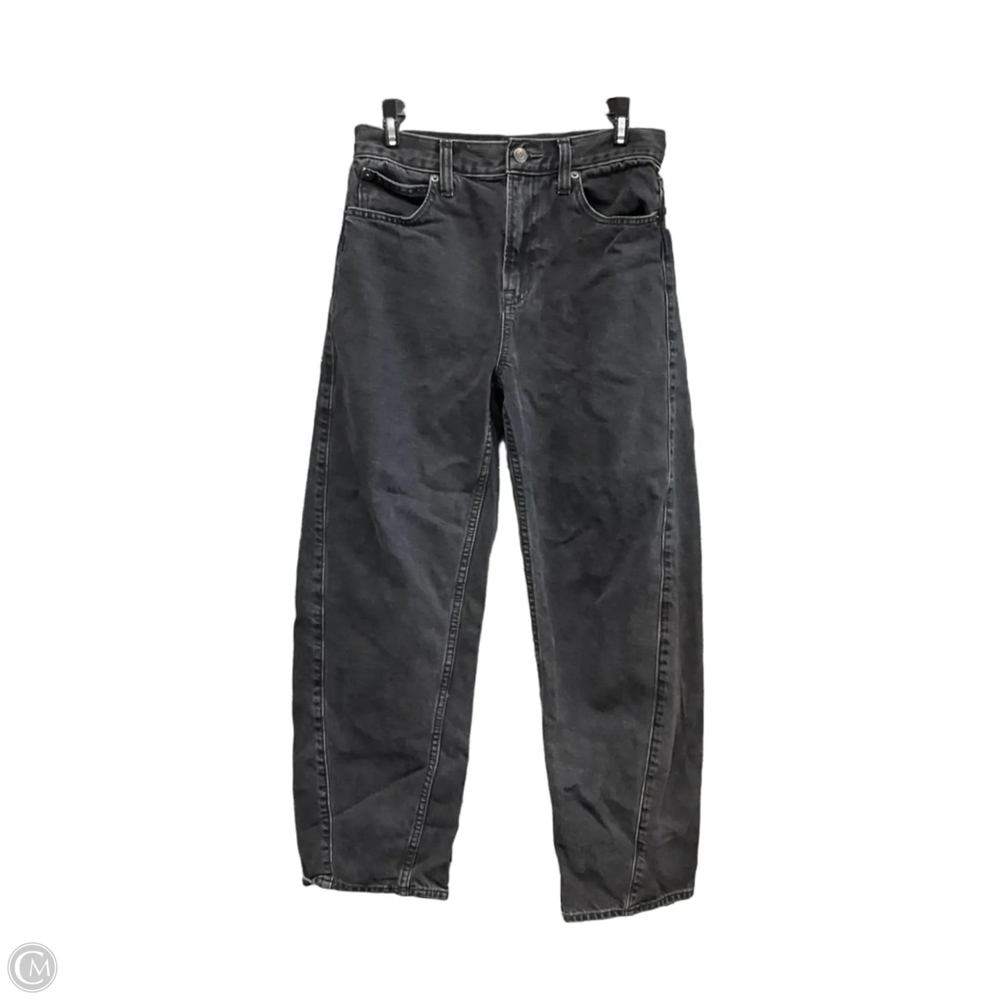 Jeans Boyfriend By Gap In Black Denim, Size: 2