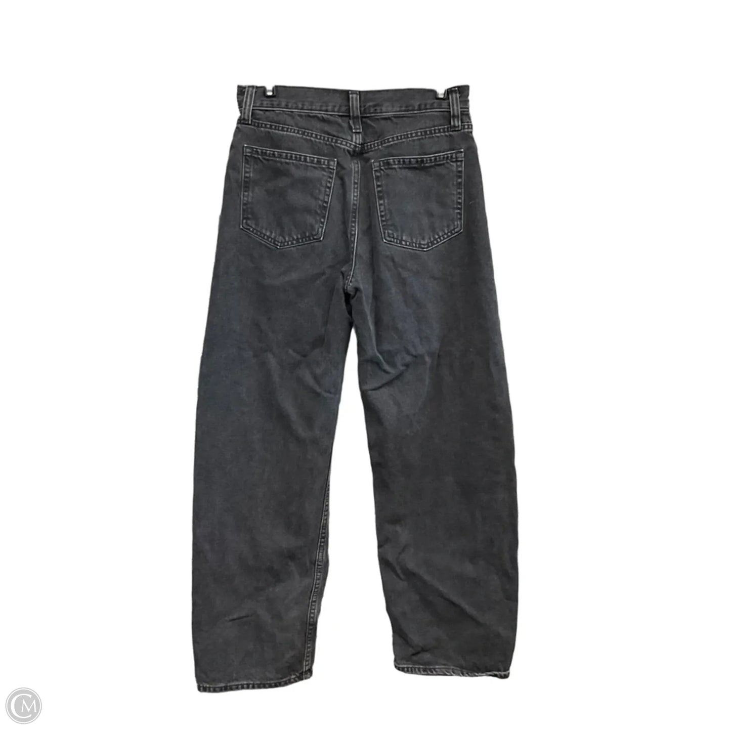 Jeans Boyfriend By Gap In Black Denim, Size: 2