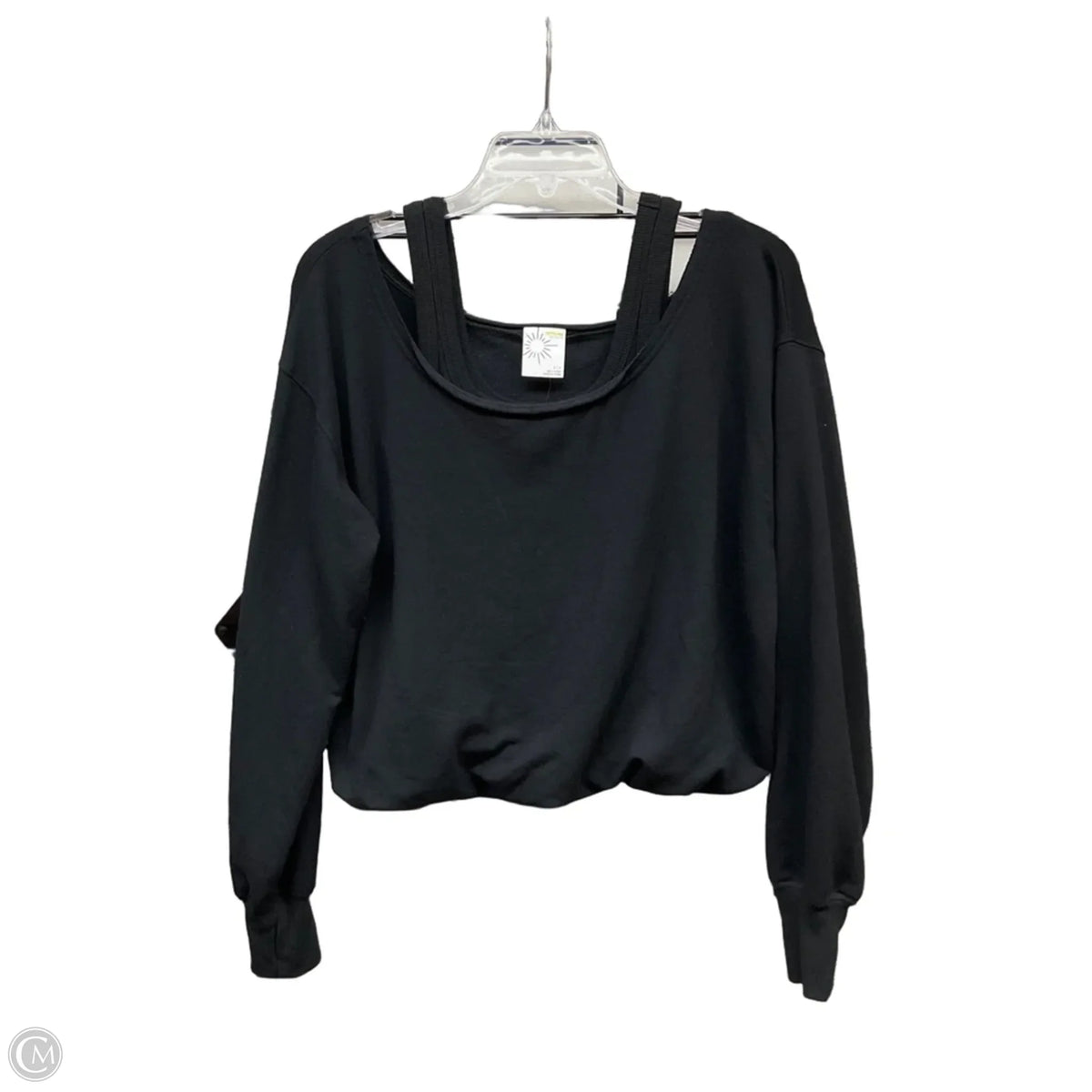 Sweatshirt Crewneck By Offline In Black, Size: S