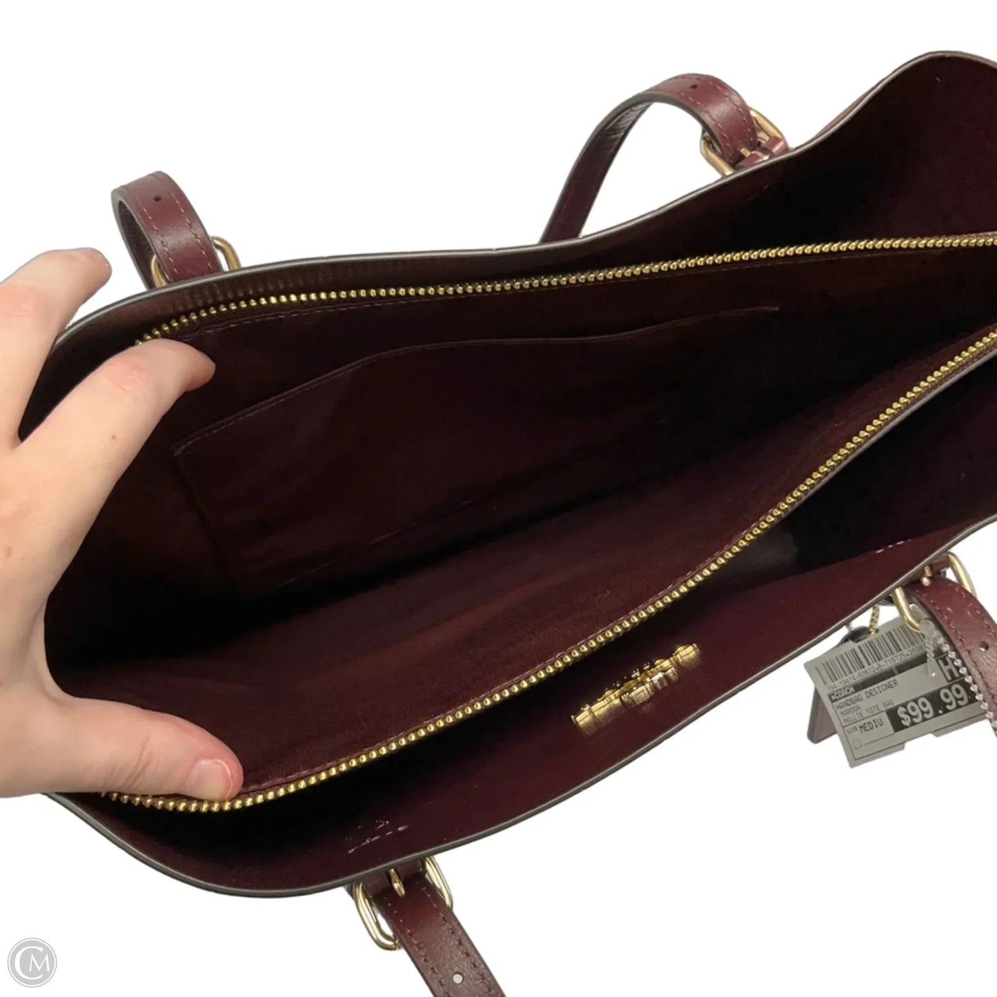 Handbag Designer By Coach, Size: Medium
