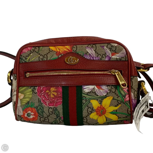 Crossbody Luxury Designer By Gucci, Size: Small