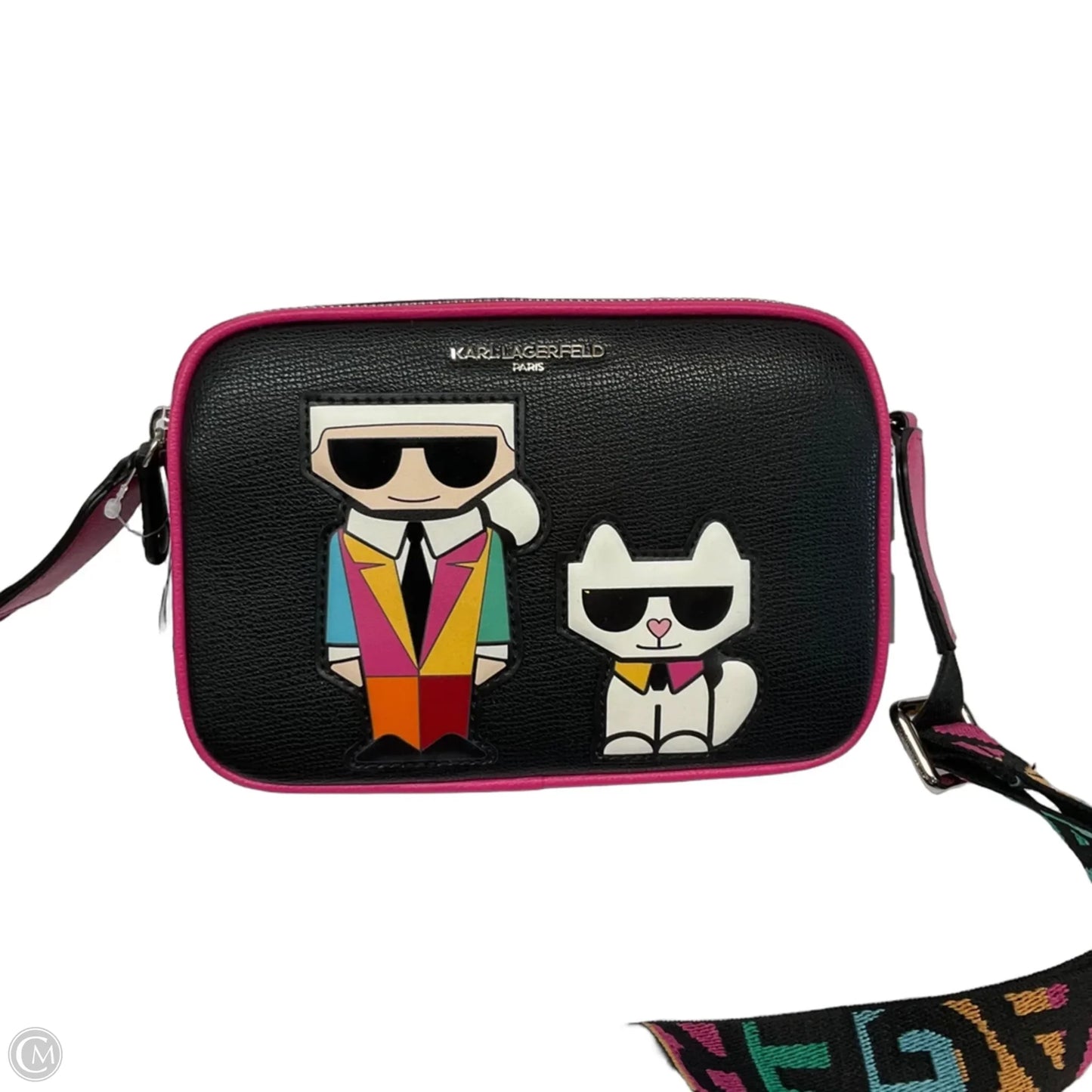 Crossbody Designer By Karl Lagerfeld, Size: Medium
