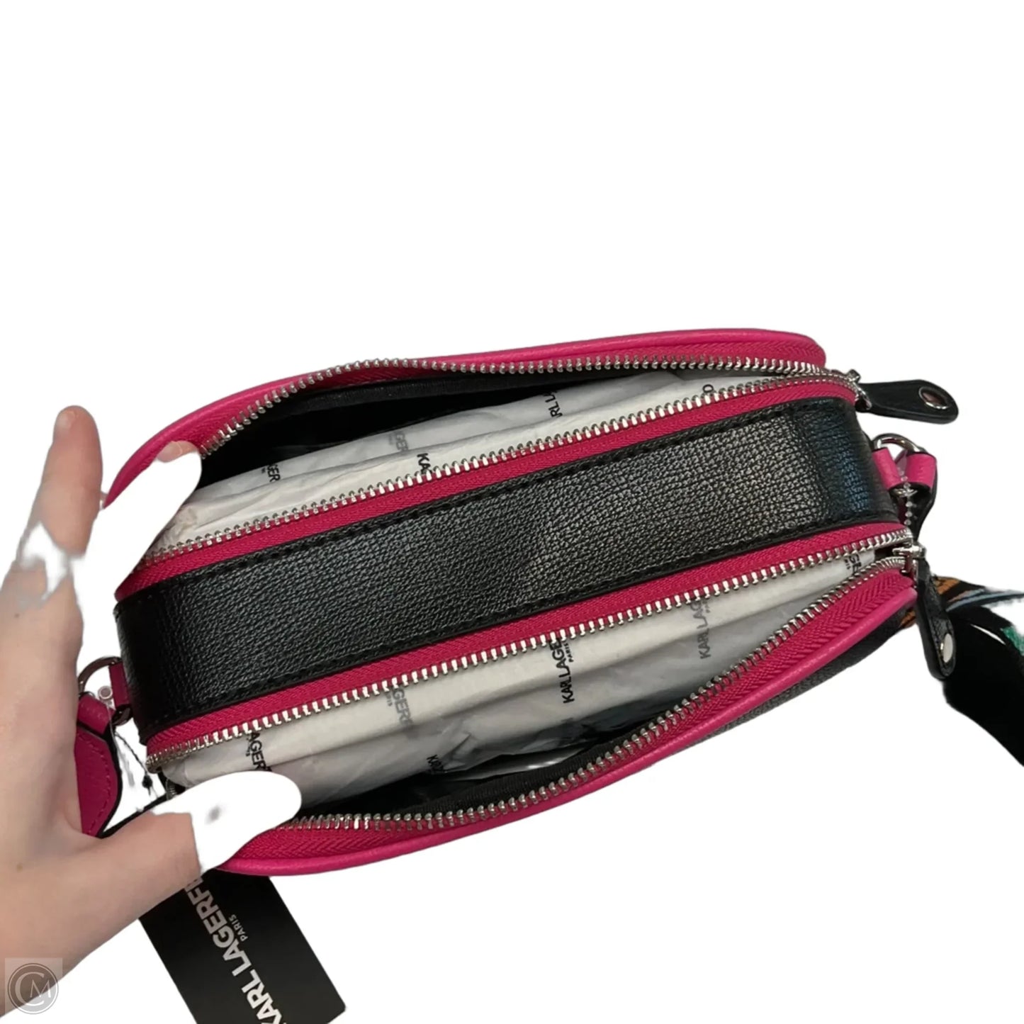 Crossbody Designer By Karl Lagerfeld, Size: Medium