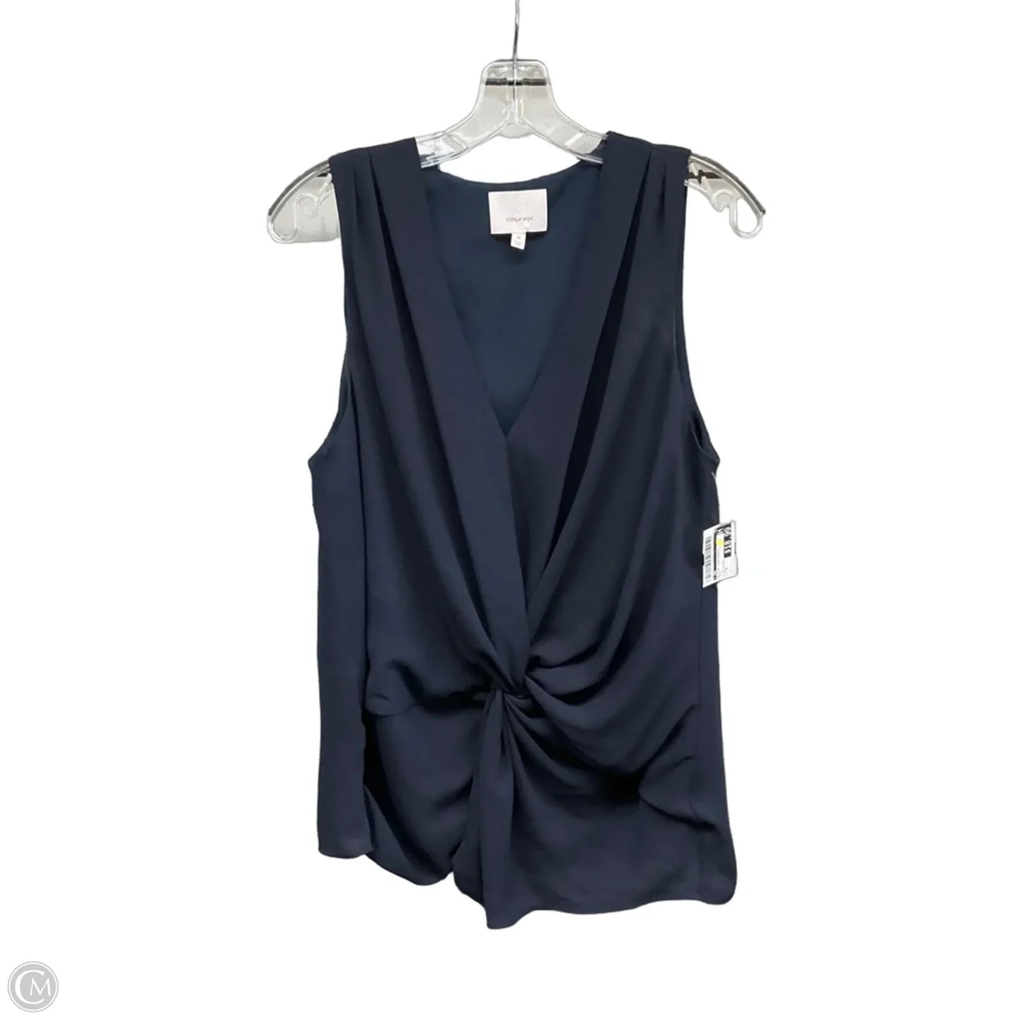 Blouse Sleeveless By Cma In Navy, Size: M