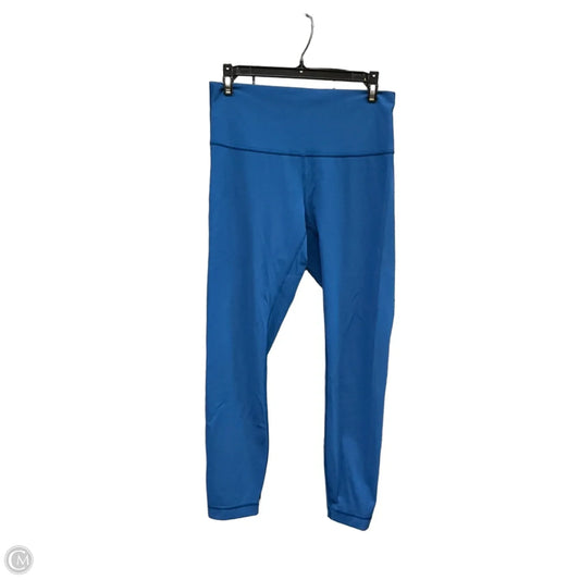 Athletic Leggings By Lululemon In Blue, Size: 8