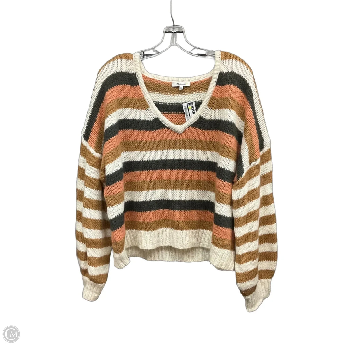 Sweater By Madewell In Striped Pattern, Size: Xl