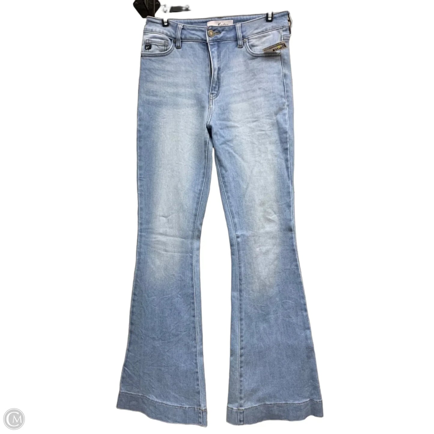 Jeans Flared By Kancan In Blue Denim, Size: 6