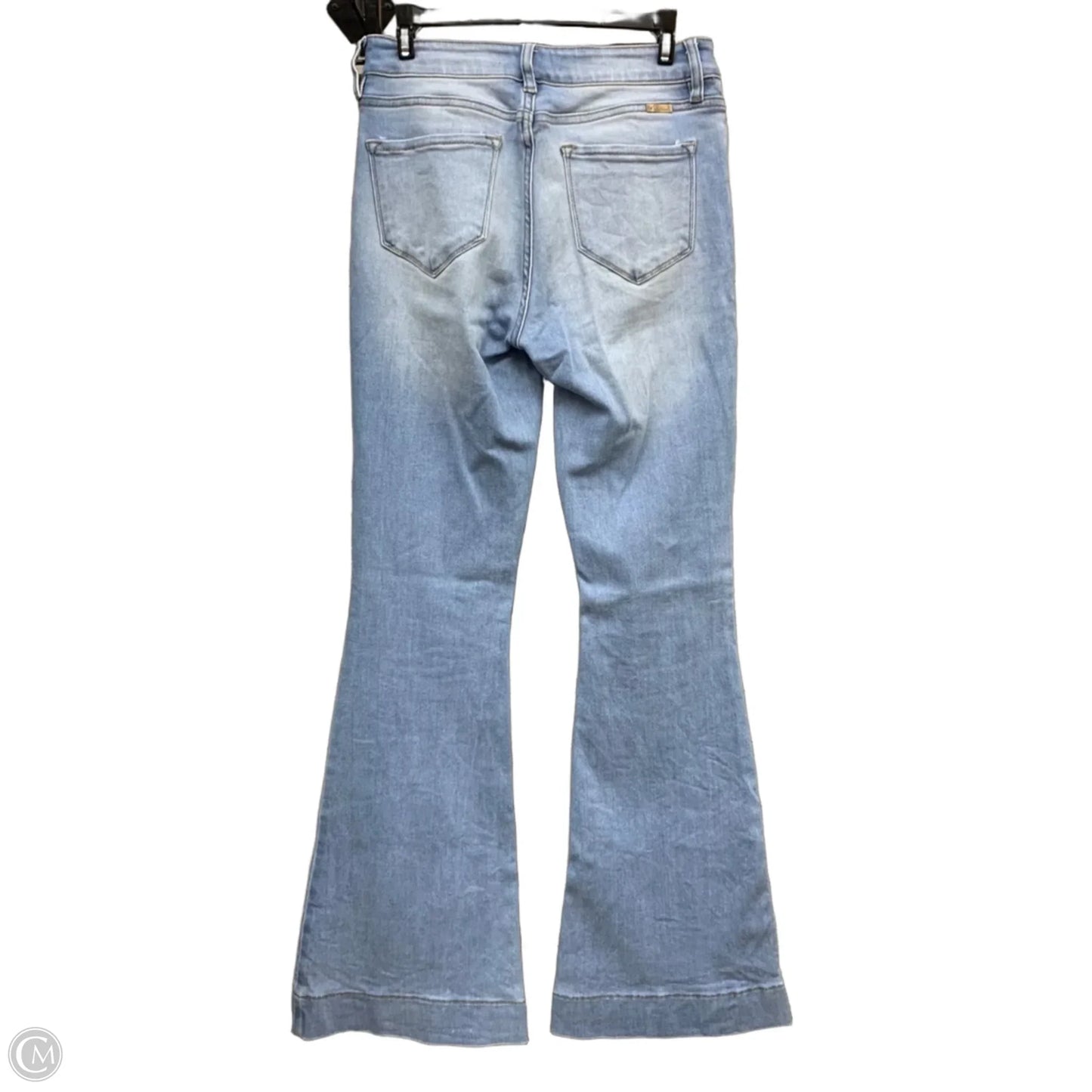 Jeans Flared By Kancan In Blue Denim, Size: 6